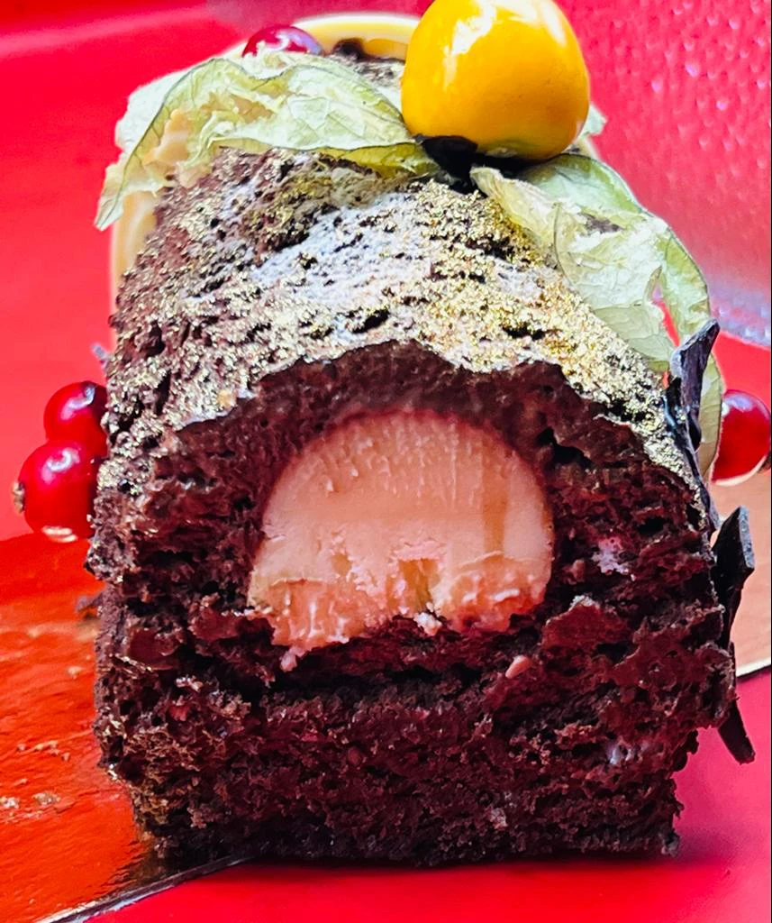Bûche de Noël Garnache Yuzu