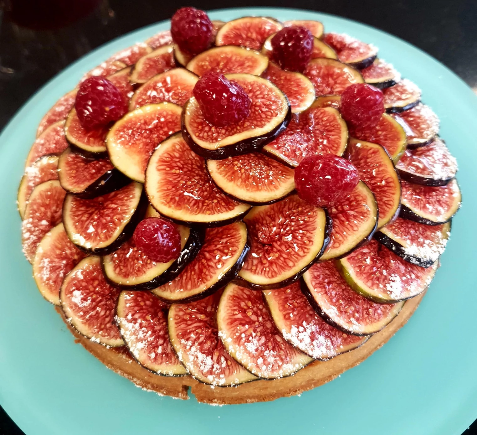Feigen-Himbeer-Tarte